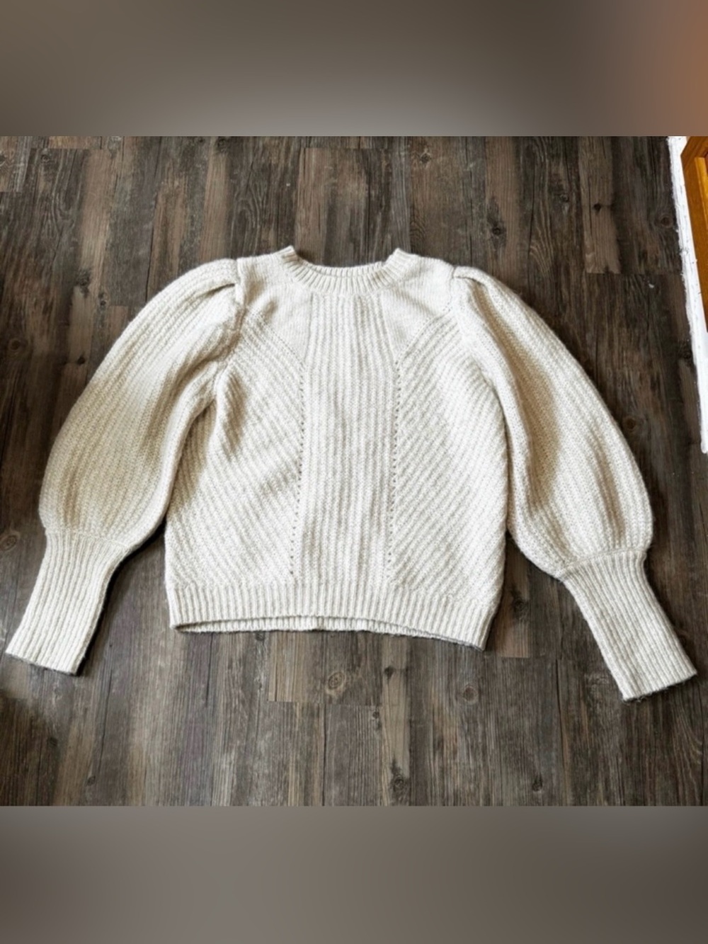 Vero Moda Cable Knit Crew Neck Sweater Size Medium
